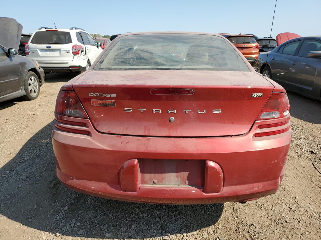 Lot #2888527297 2004 DODGE STRATUS SX