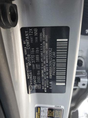 2022 HYUNDAI VENUE SE - KMHRB8A36NU200062