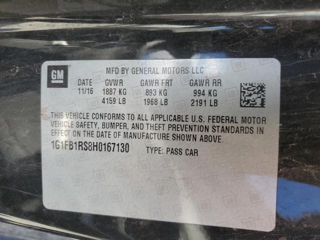 2017 CHEVROLET CAMARO LT - 1G1FB1RS8H0167130