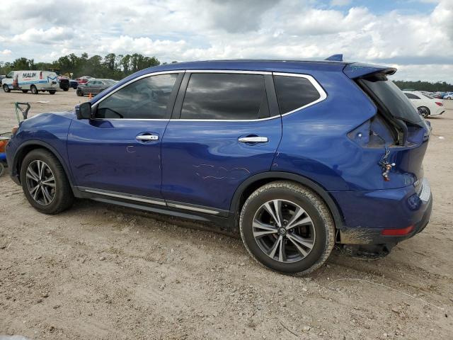 NISSAN ROGUE S 2017 blue  gas 5N1AT2MT4HC749126 photo #3