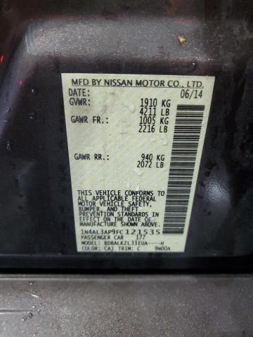 2015 NISSAN ALTIMA 2.5 - 1N4AL3AP9FC121535