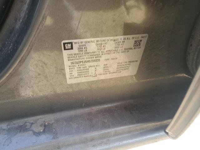 2017 GMC SIERRA K15 - 3GTU2PEJ5HG398335