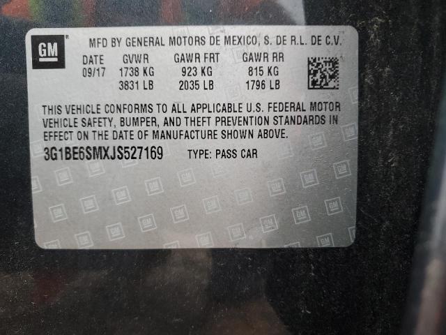 2018 CHEVROLET CRUZE LT - 3G1BE6SMXJS527169