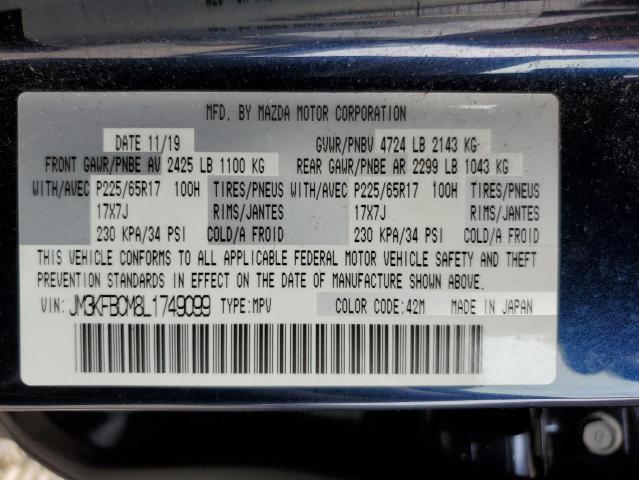 2020 MAZDA CX-5 TOURI - JM3KFBCM8L1749099
