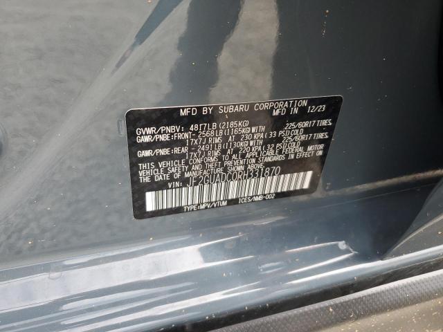 2024 SUBARU CROSSTREK - JF2GUADC0RH331870