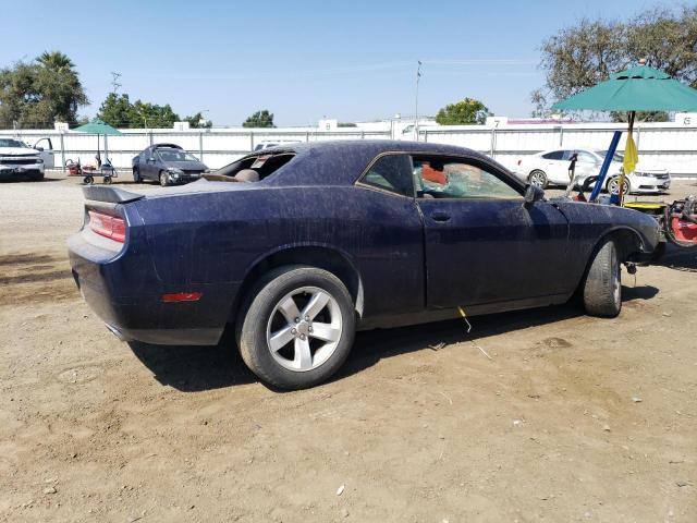 DODGE CHALLENGER 2013 blue coupe flexible fuel 2C3CDYAGXDH692284 photo #4