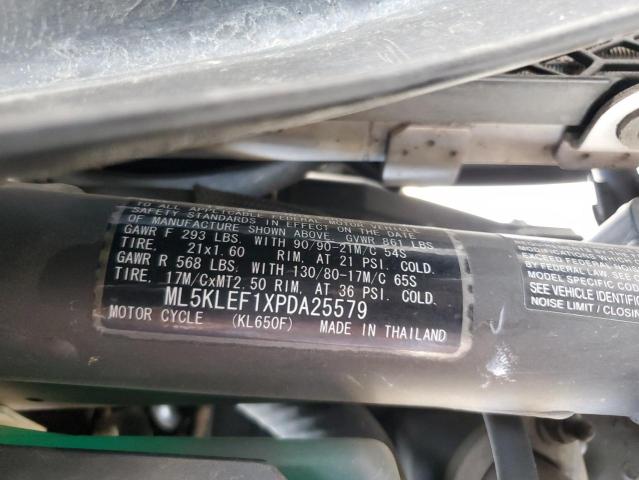 2023 KAWASAKI KL650 F ML5KLEF1XPDA25579