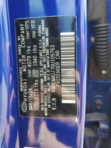 2024 HYUNDAI ELANTRA BL - KMHLM4DJ7RU109763