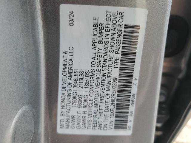 VIN 19XFL2H82RE023968 2024 Honda Civic, Sport no.13