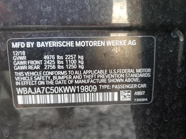 2019 BMW 530 XI - WBAJA7C50KWW19809