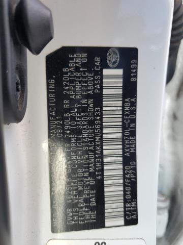 2021 TOYOTA CAMRY LE - 4T1H31AKXMU569433