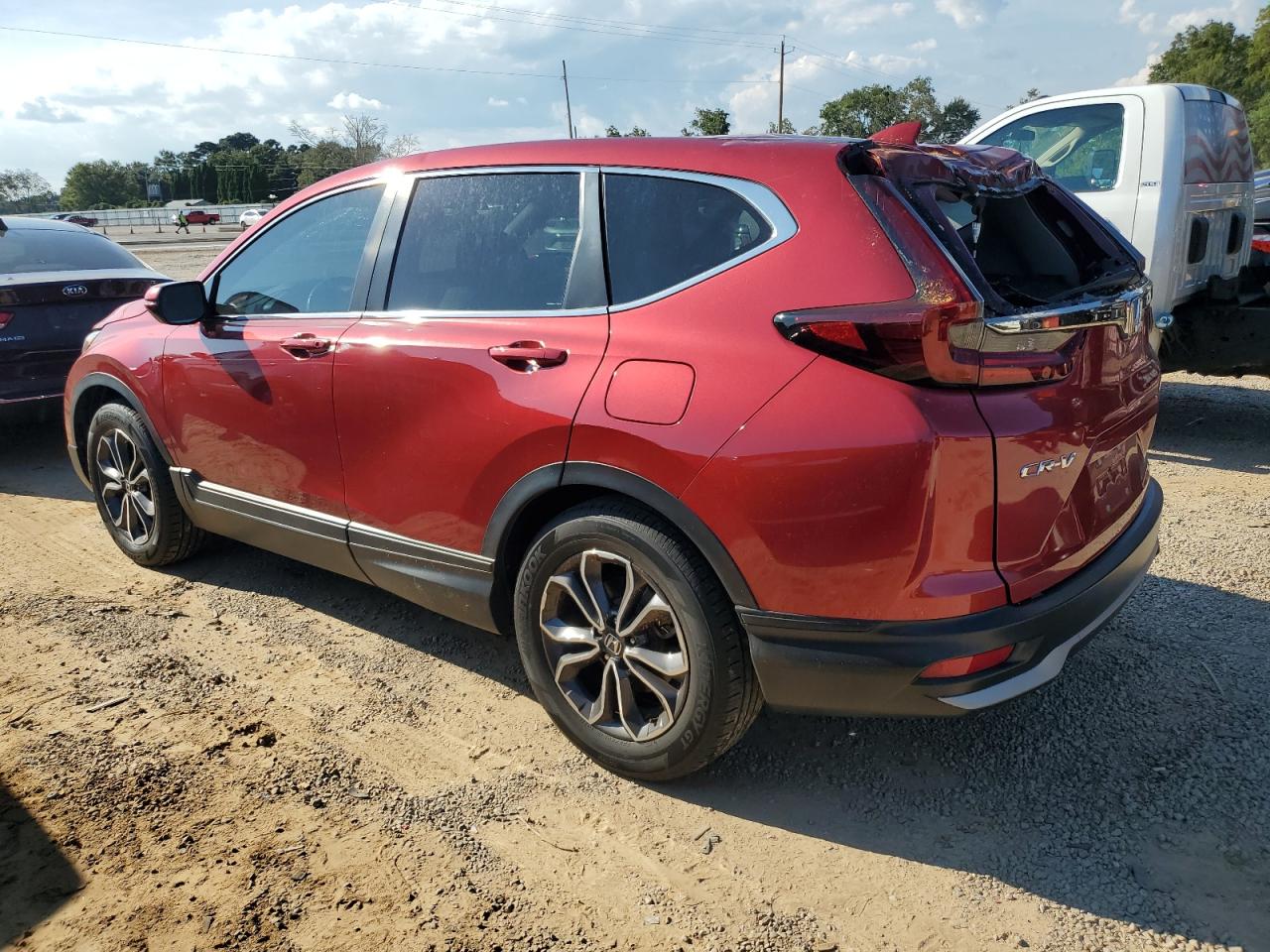 Lot #2912128698 2021 HONDA CR-V EX