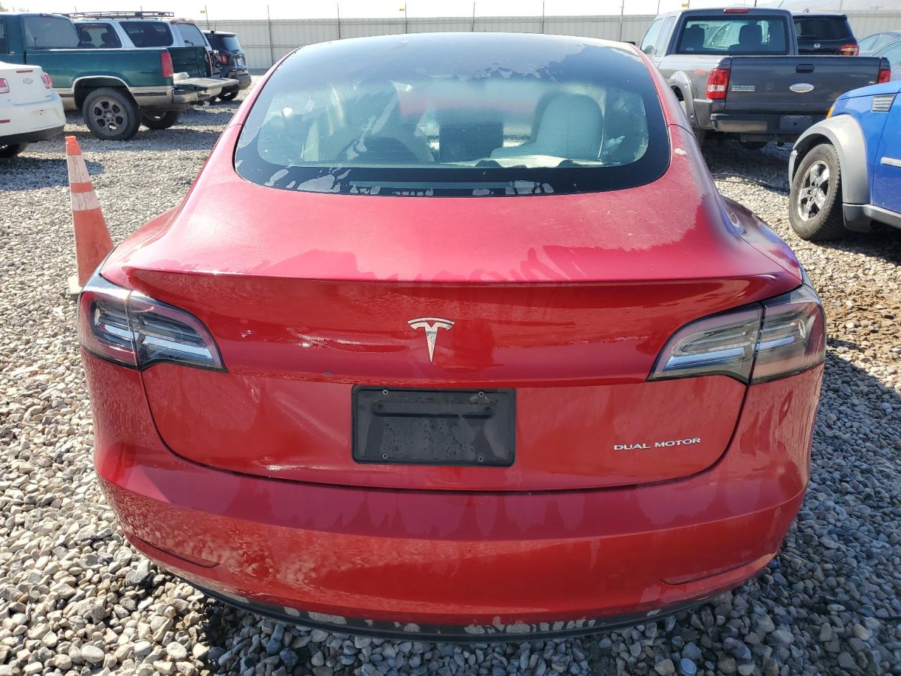 Lot #3034417720 2022 TESLA MODEL 3