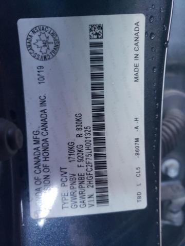 2020 HONDA CIVIC EX - 2HGFC2F75LH001325