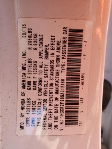 2016 HONDA ACCORD EXL - 1HGCR2F98GA012486