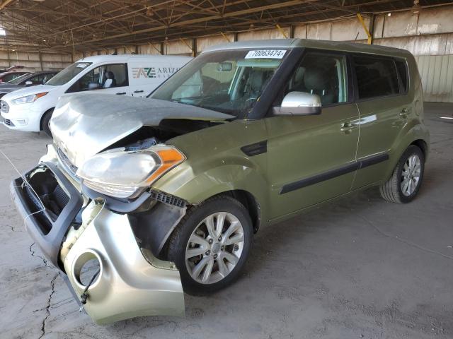 KIA SOUL + 2013 green 4dr spor gas KNDJT2A68D7612616 photo #1