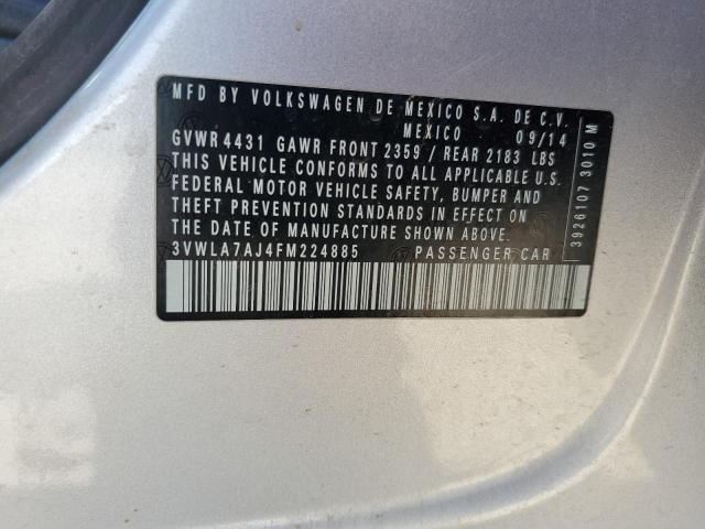 2015 VOLKSWAGEN JETTA TDI - 3VWLA7AJ4FM224885