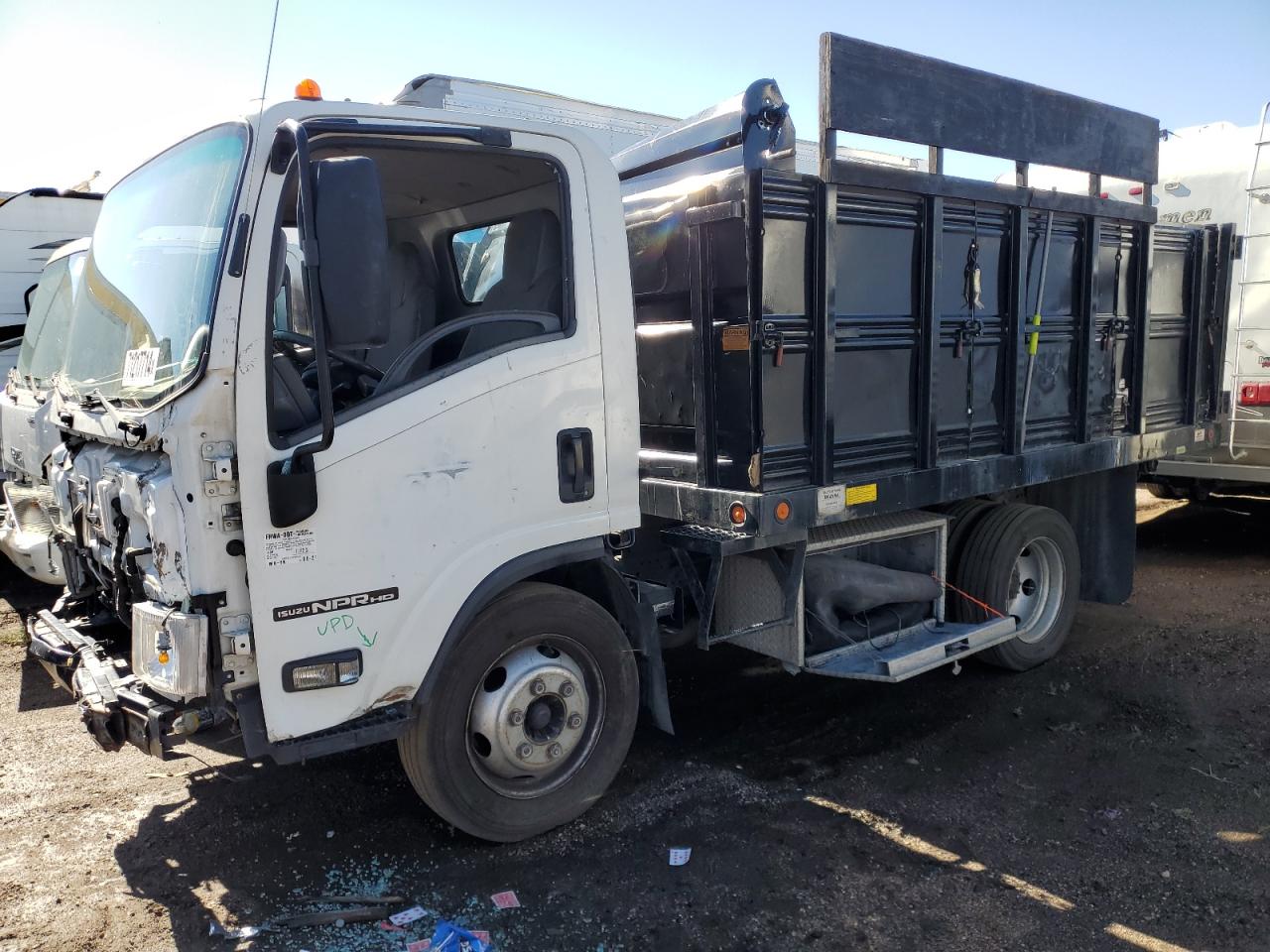 ISUZU NPR HD 2012 white tilt cab gas 54DC4W1BXCS801723 photo #1