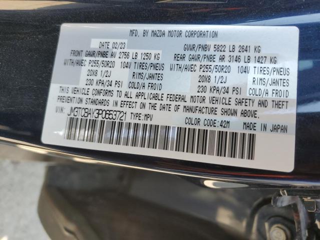 VIN JM3TCBAY3P0653721 2023 Mazda CX-9, Touring Plus no.14