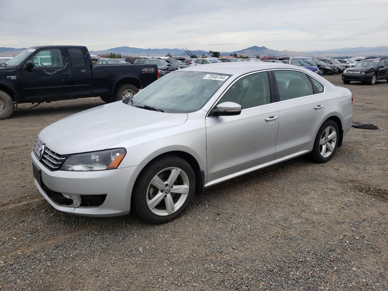 Lot #2912273028 2014 VOLKSWAGEN PASSAT S