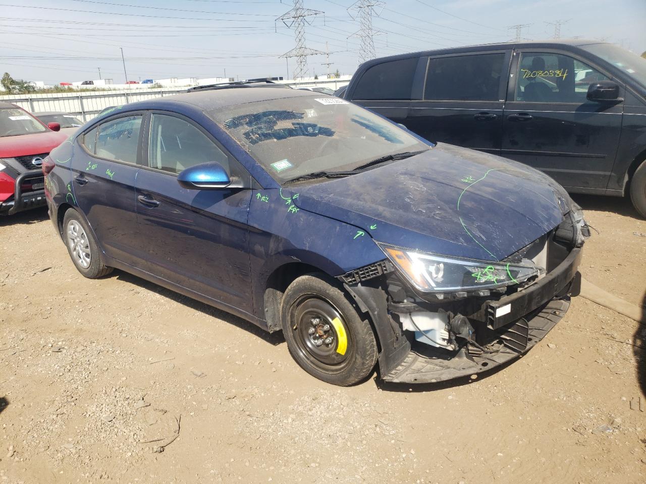 Lot #2923877866 2020 HYUNDAI ELANTRA SE