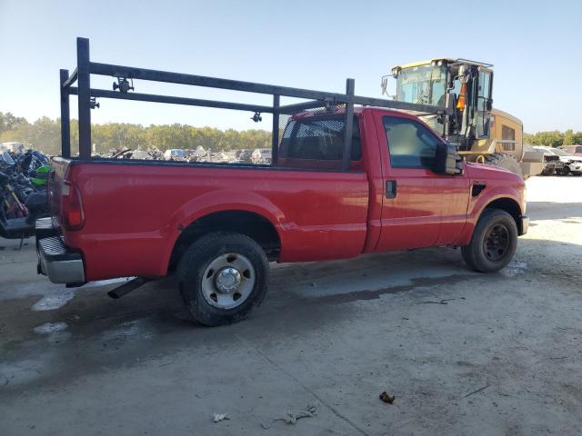 FORD F250 SUPER 2009 red pickup gas 1FTNF20519EA00441 photo #4