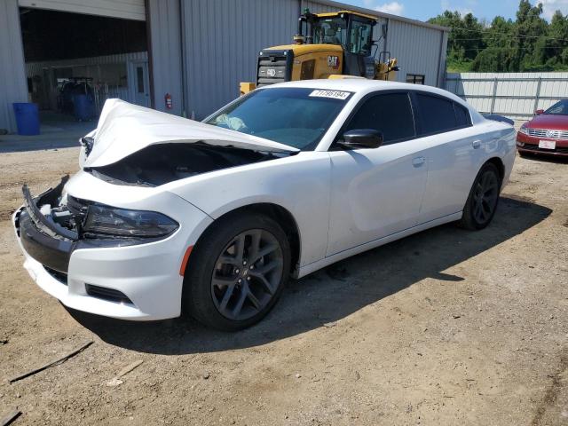 DODGE CHARGER SX 2021 white  flexible fuel 2C3CDXBG2MH659420 photo #1