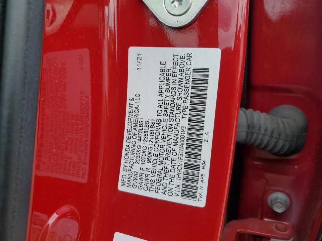 2022 HONDA ACCORD SPO - 1HGCV1F31NA000193