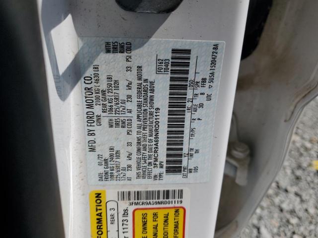 2022 FORD BRONCO SPO - 3FMCR9A69NRD01119