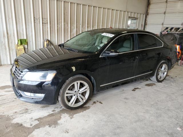 VOLKSWAGEN PASSAT SEL 2012 black  diesel 1VWCN7A31CC034013 photo #1