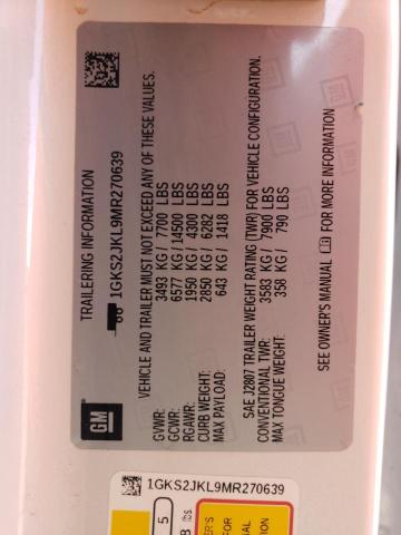 2021 GMC YUKON XL D - 1GKS2JKL9MR270639