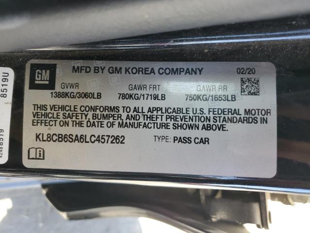 2020 CHEVROLET SPARK LS - KL8CB6SA6LC457262