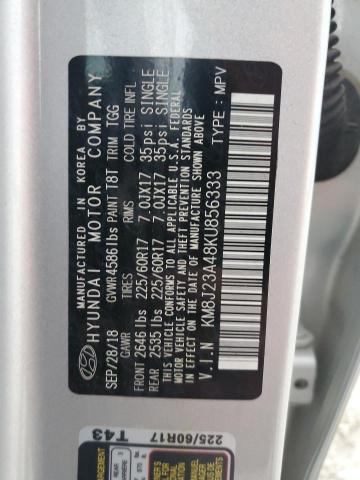 2019 HYUNDAI TUCSON SE - KM8J23A48KU856333
