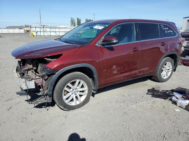 VIN 5TDBKRFH6ES022495 2014 Toyota Highlander, LE no.1