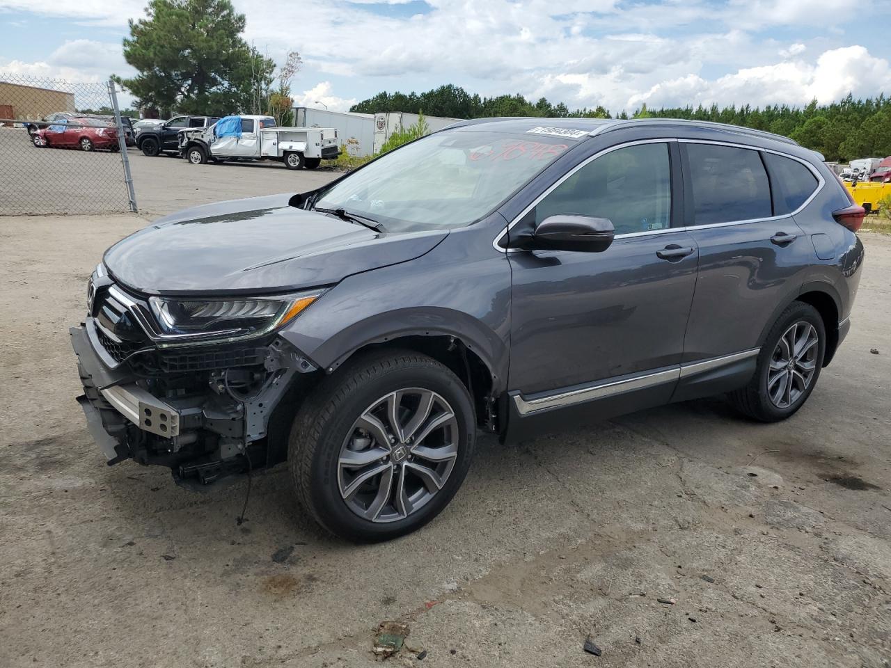 Lot #2947345019 2021 HONDA CR-V TOURI