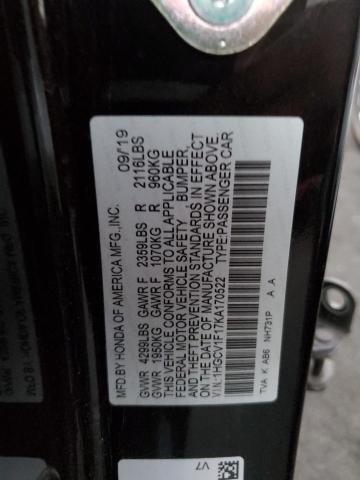 2019 HONDA ACCORD LX - 1HGCV1F17KA170522