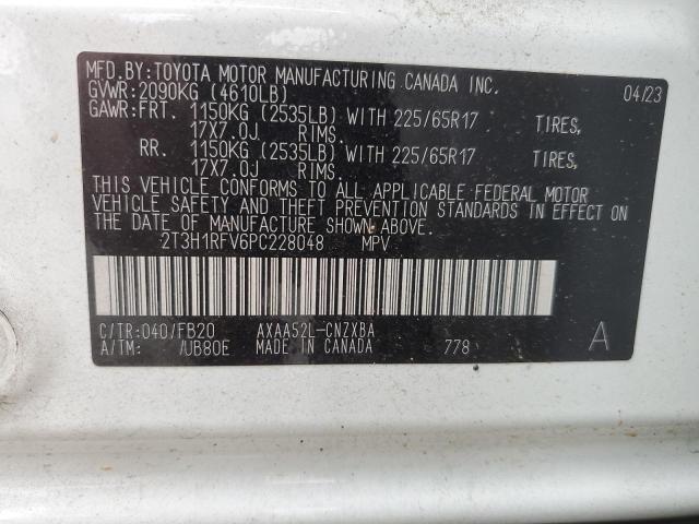 2023 TOYOTA RAV4 LE - 2T3H1RFV6PC228048