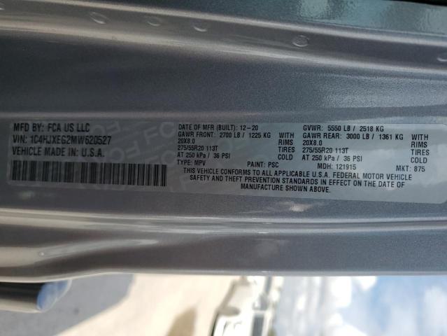 2021 JEEP WRANGLER U - 1C4HJXEG2MW620527