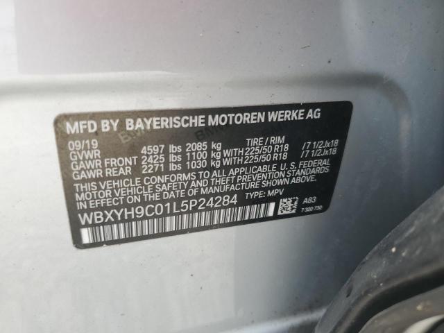 VIN WBXYH9C01L5P24284 2020 BMW X2, Sdrive28I no.14