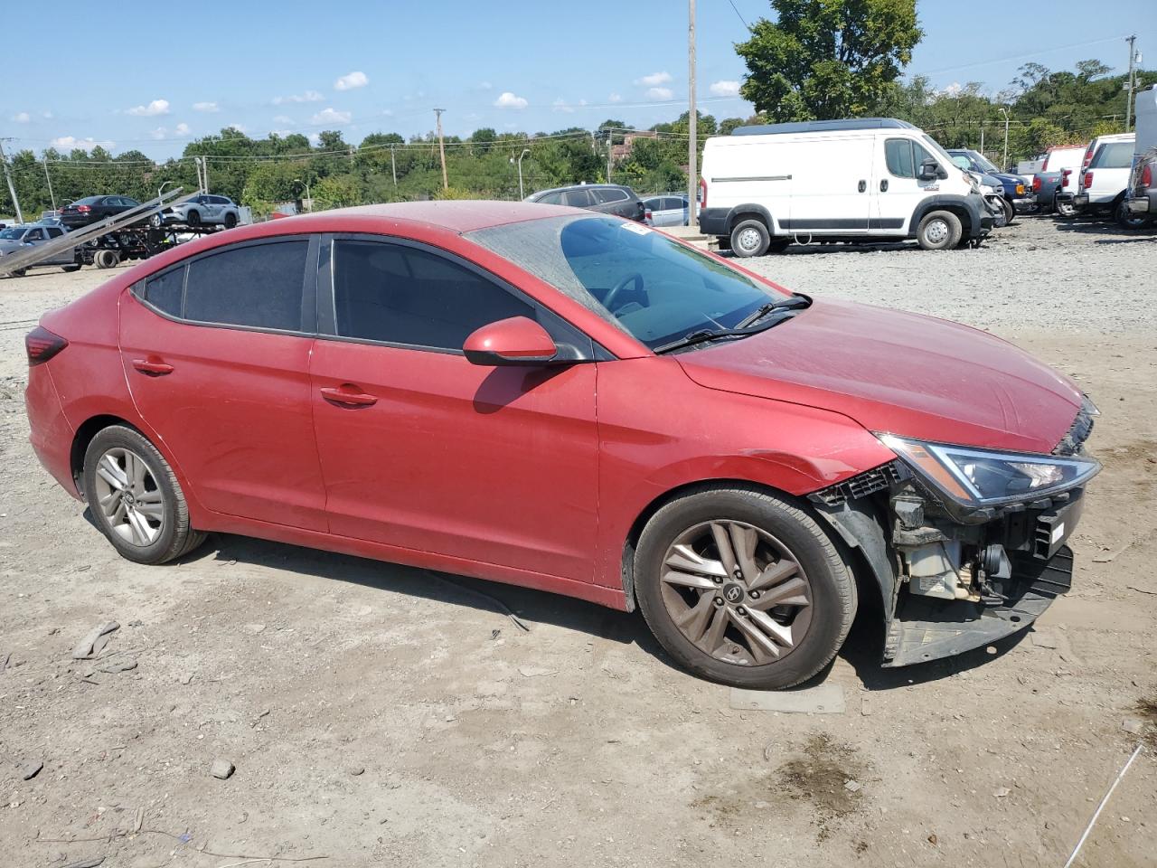 Lot #2836130645 2019 HYUNDAI ELANTRA SE