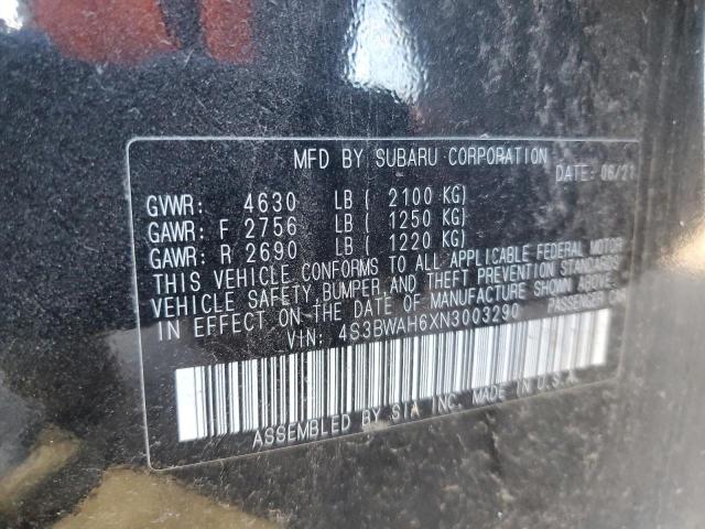 2022 SUBARU LEGACY SPO - 4S3BWAH6XN3003290