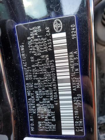 2021 TOYOTA AVALON LIM 4T1DA1AB7MU010975