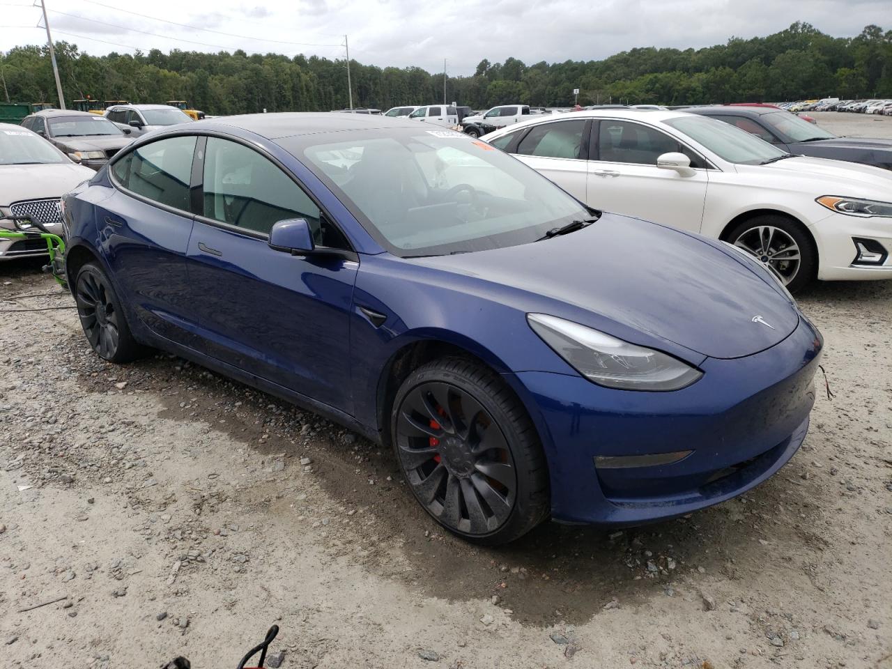 Lot #2921553730 2023 TESLA MODEL 3