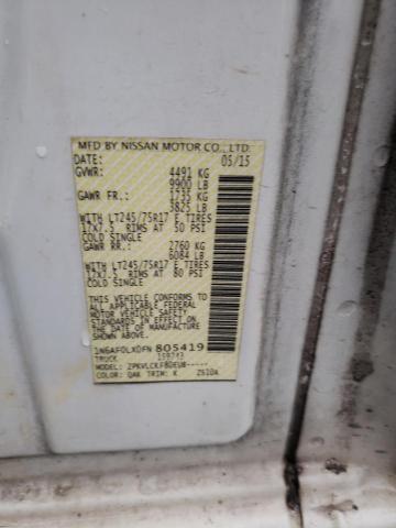 2015 NISSAN NV 2500 - 1N6AF0LX0FN805419