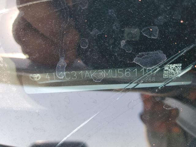 2021 TOYOTA CAMRY LE - 4T1C31AK3MU561197
