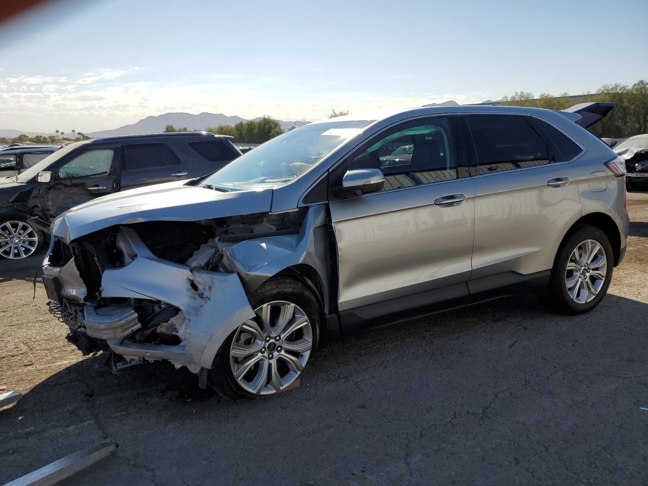 Lot #2923497119 2022 FORD EDGE TITAN