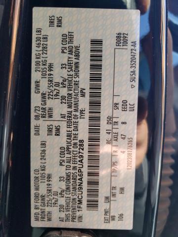2023 FORD ESCAPE ST - 1FMCU9NA6PUA97288