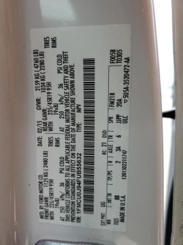 2015 FORD ESCAPE TIT - 1FMCU0J94FUB55632