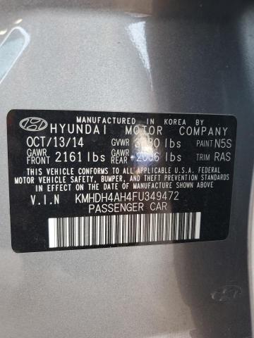 2015 HYUNDAI ELANTRA SE - KMHDH4AH4FU349472