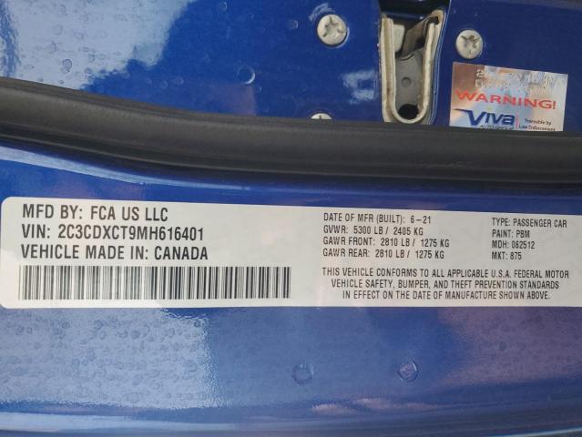2021 DODGE CHARGER R/ - 2C3CDXCT9MH616401